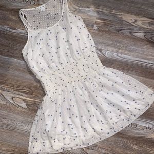 Club Monaco White with Wild Flower Lizetta Dress